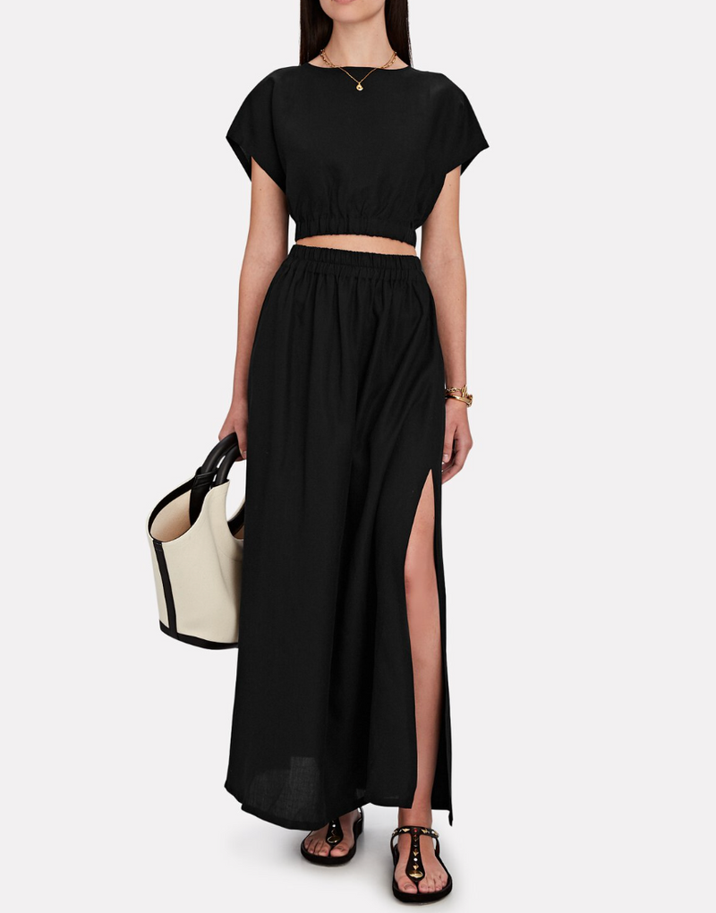 Cornelia - Eleganter Maxi-Rock mit Schlitz für Damen