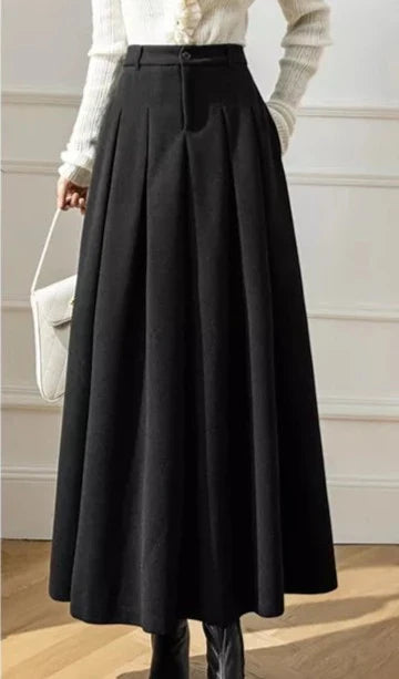 Monika - Eleganter Damenrock aus Wolle für stilvolle Auftritte