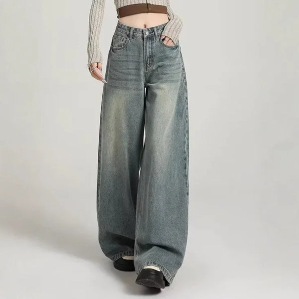 Stilvolle Bequeme Baggy Jeans Mit Hoher Taille Jeans