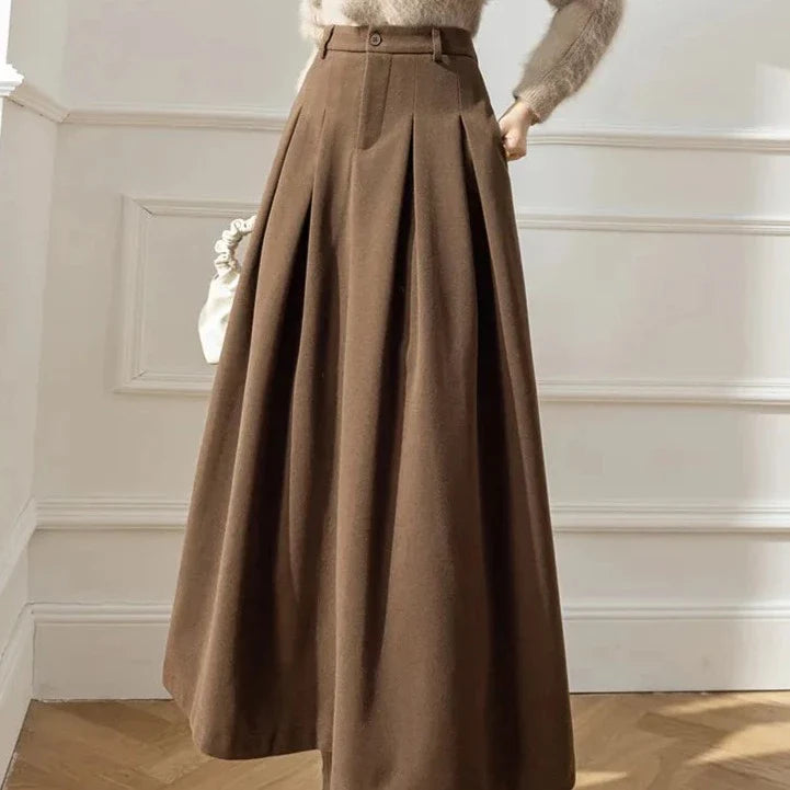 Monika - Eleganter Damenrock aus Wolle für stilvolle Auftritte