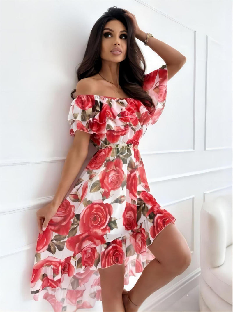 Elegantes Emma -Off-shoulder Mini Kleid für besondere Anlässe