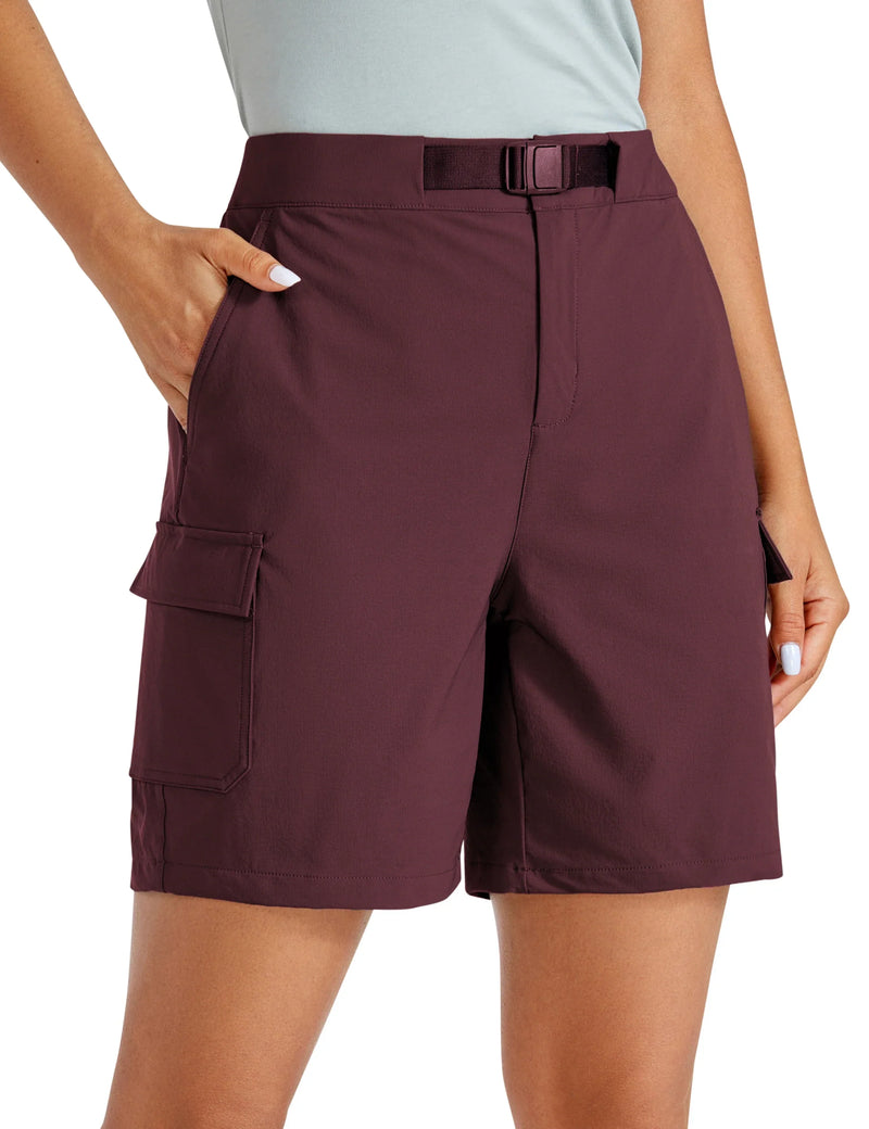Emilia – Stylische Cargo-Shorts mit Gürtel für einen lässigen Look