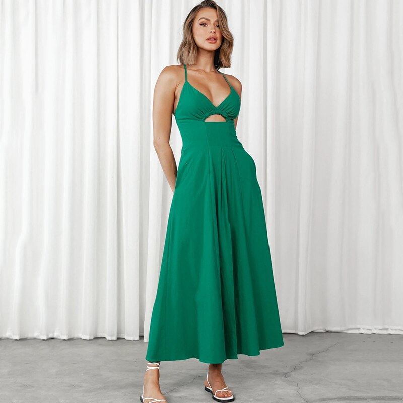 Elegantes Dorothea-Maxikleid für Damen im Sommerlook