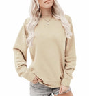 Warmer Weiches Winter Muster Elegante Damen Sweatshirt