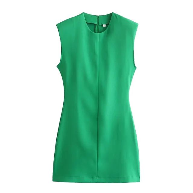 Warmes Ärmelloses Kleid mit Rundhalsausschnitt für den Sommer