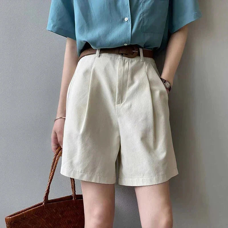 Elfriede – Hochtaillierte Baumwoll-Shorts für maximalen Komfort