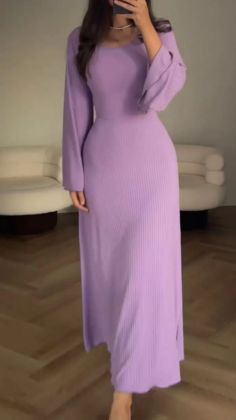 Elegantes Bodycon Maxikleid für besondere Anlässe tragen