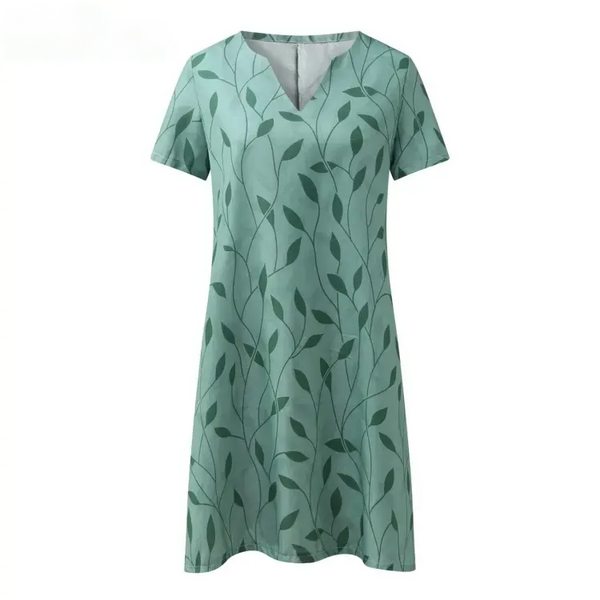 Elegantes Emma Vintage Kleid mit Kurzen Ärmeln