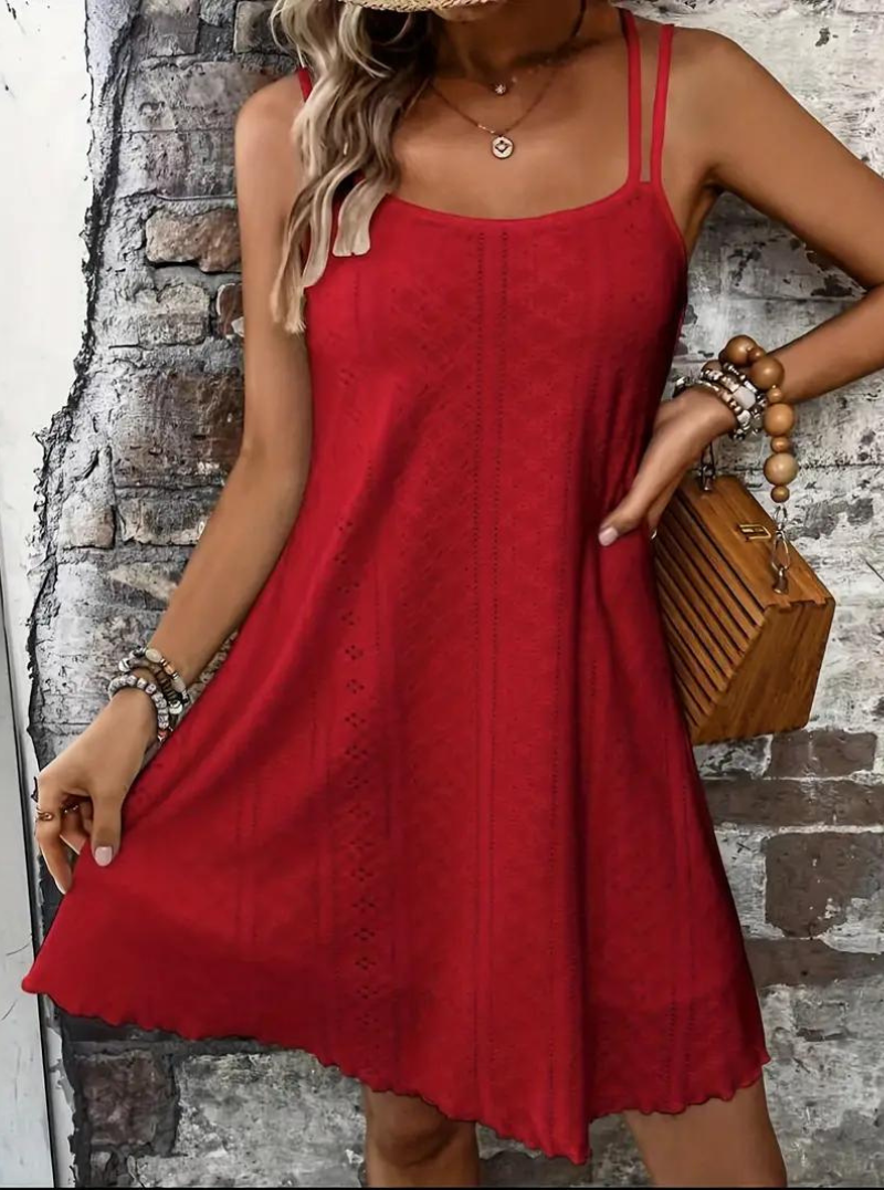 Schönes, Ärmelloses Sommerkleid für Heiße Tage