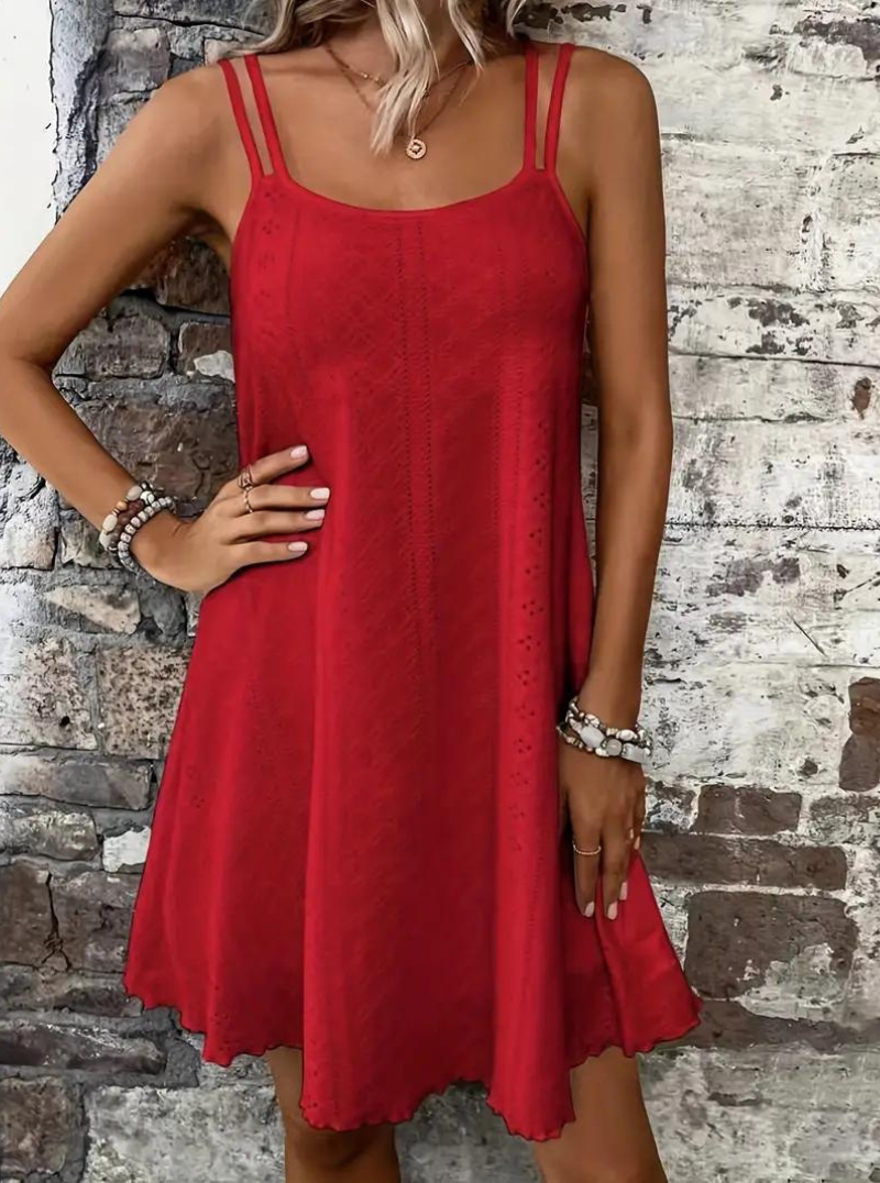 Schönes, Ärmelloses Sommerkleid für Heiße Tage