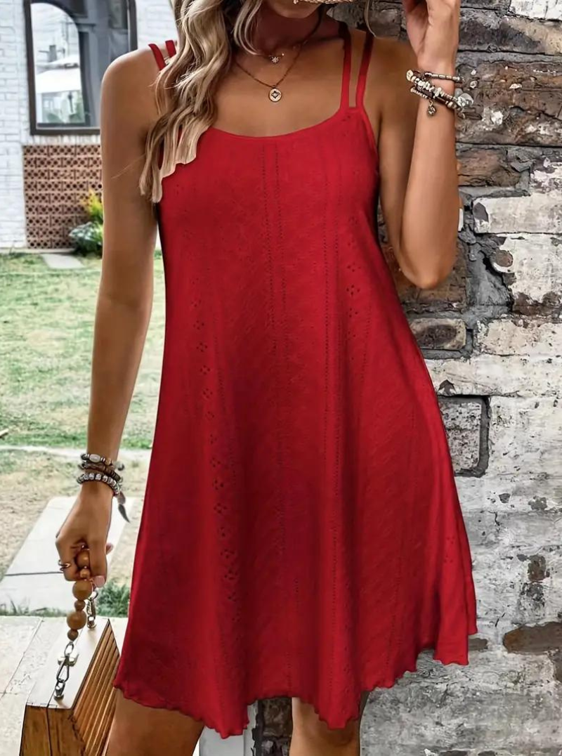Schönes, Ärmelloses Sommerkleid für Heiße Tage
