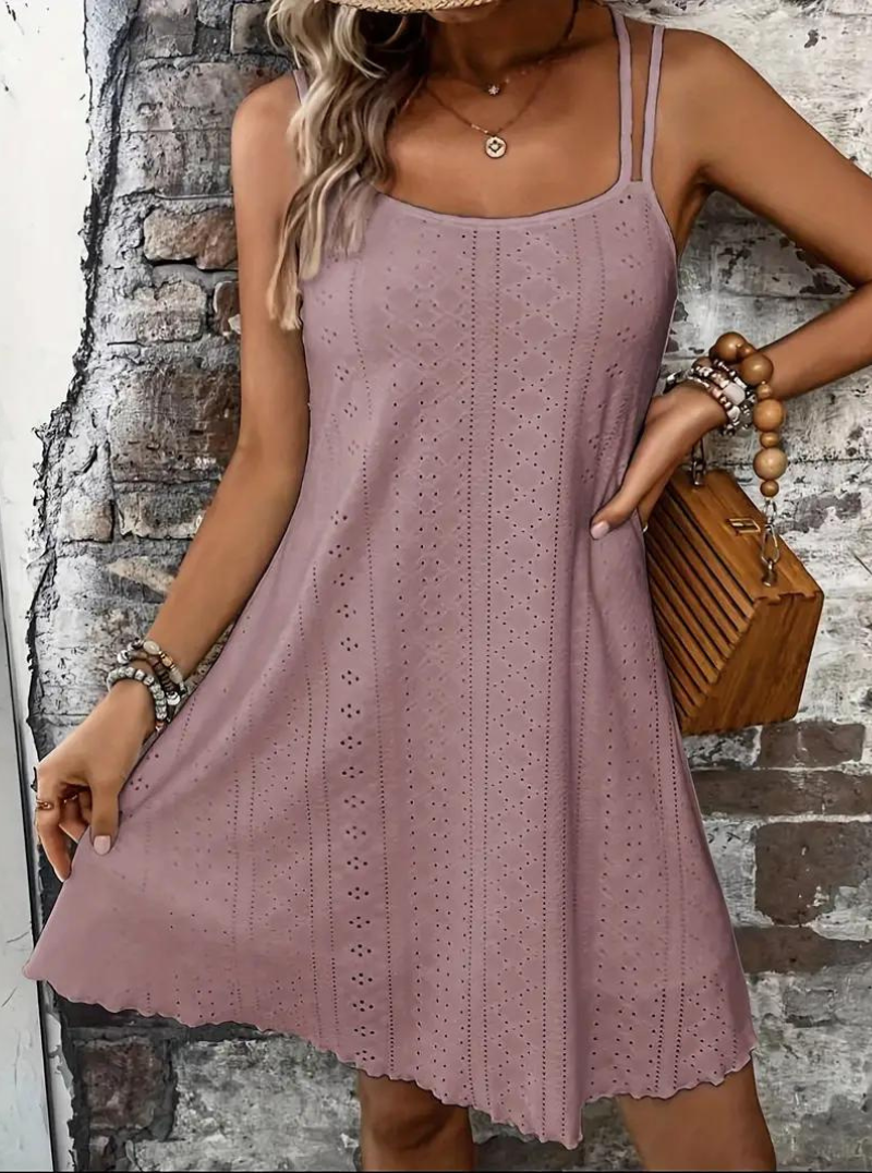 Schönes, Ärmelloses Sommerkleid für Heiße Tage