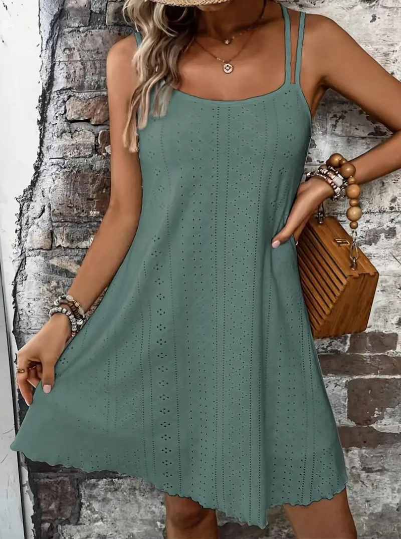 Schönes, Ärmelloses Sommerkleid für Heiße Tage