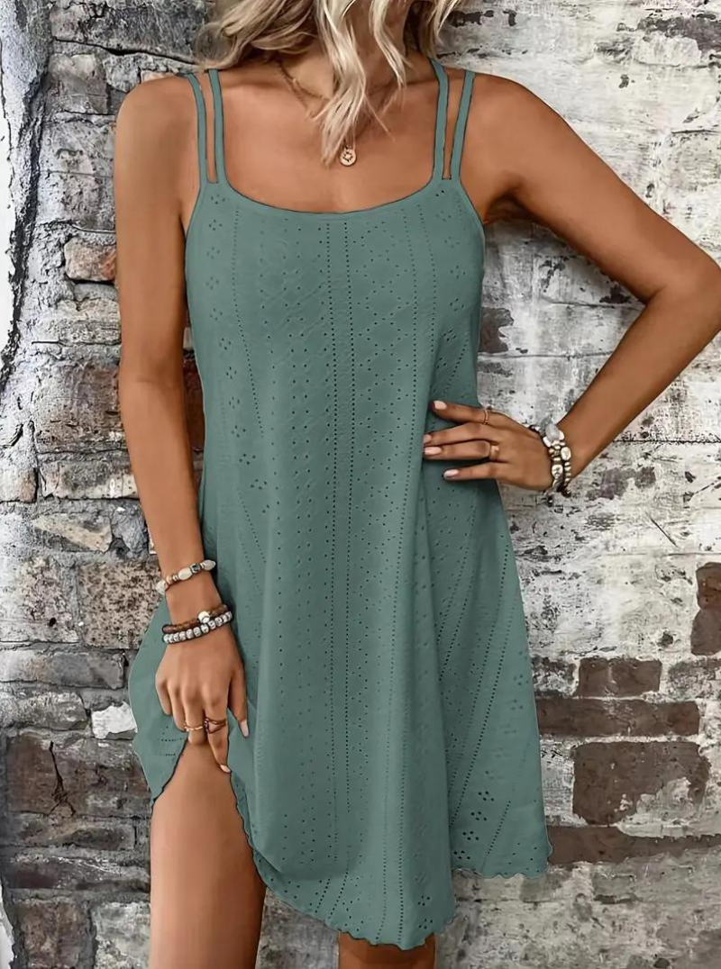 Schönes, Ärmelloses Sommerkleid für Heiße Tage