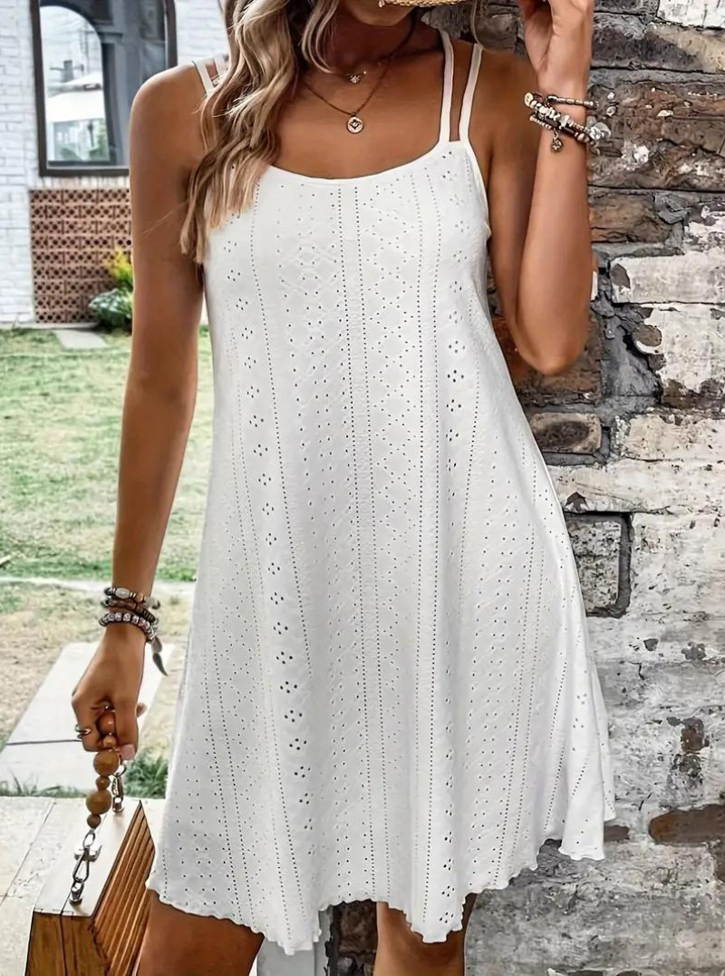 Schönes, Ärmelloses Sommerkleid für Heiße Tage