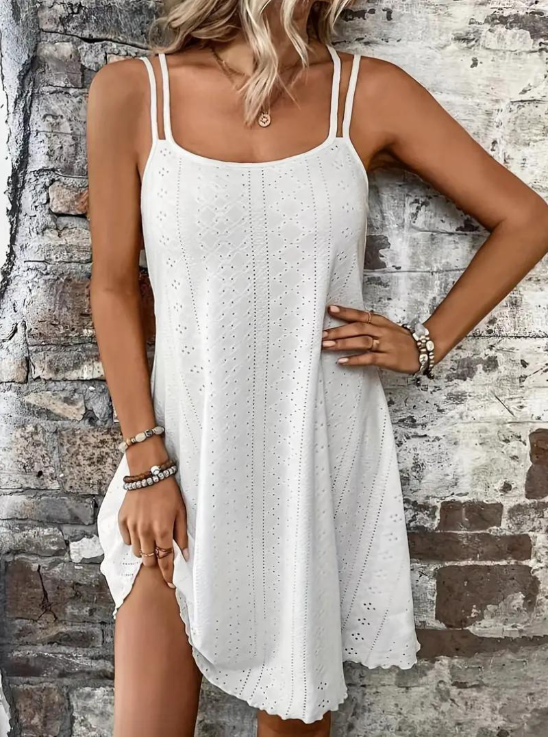 Schönes, Ärmelloses Sommerkleid für Heiße Tage