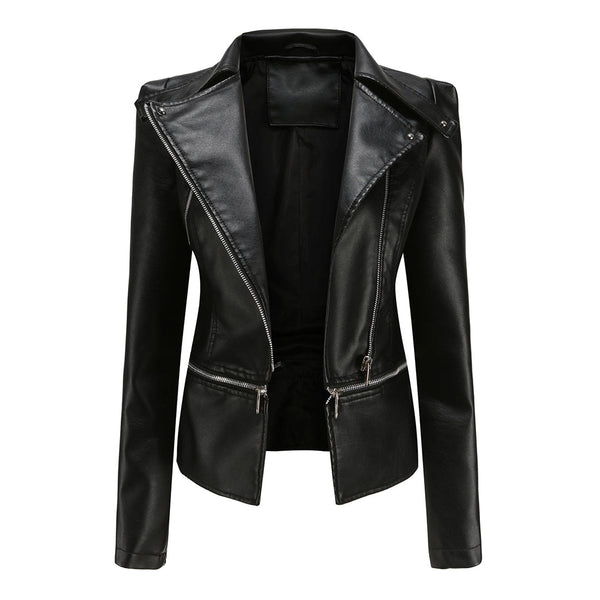 Stilvolle Damen Lederjacke aus hochwertigem Echtleder