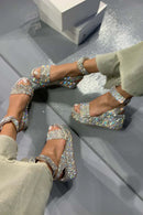 Kuschelige High-Heel-Sandalen Für Frauen für Dich Schön