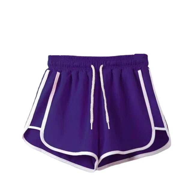 Irmgard – Luftige Damen-Streifenshorts mit elastischem Bund