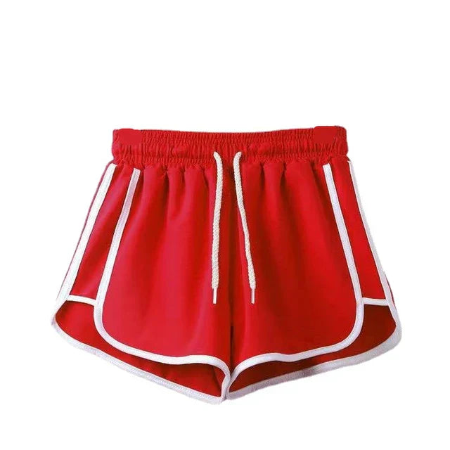 Irmgard – Luftige Damen-Streifenshorts mit elastischem Bund