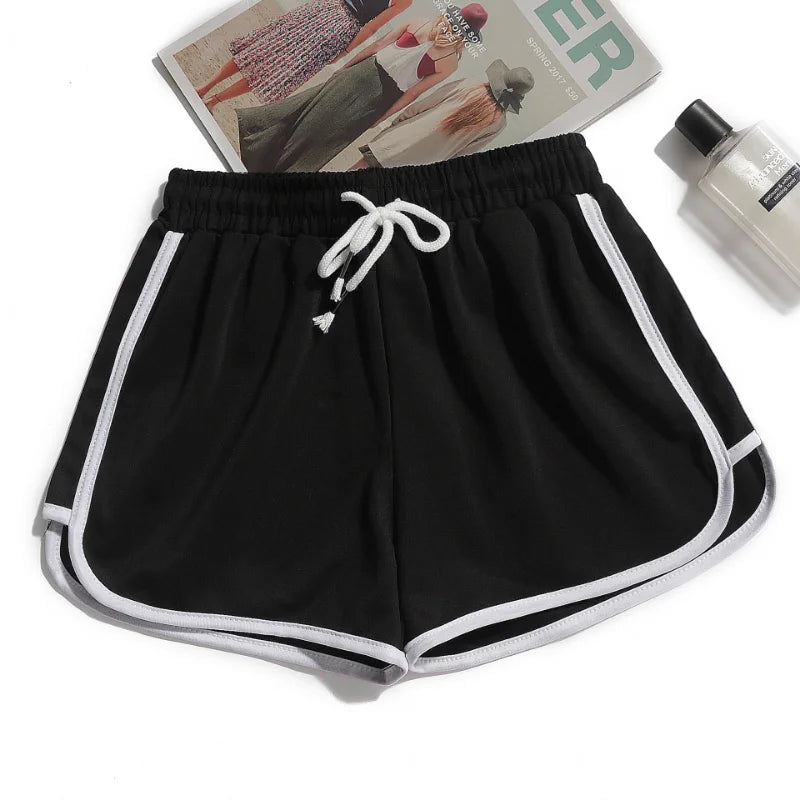 Irmgard – Luftige Damen-Streifenshorts mit elastischem Bund