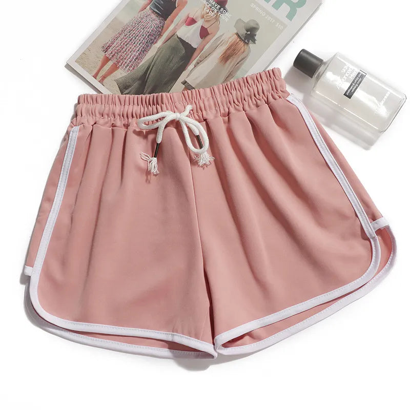 Irmgard – Luftige Damen-Streifenshorts mit elastischem Bund