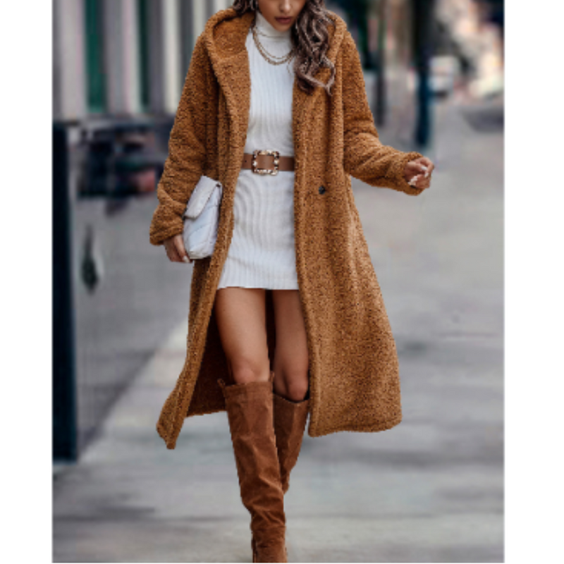 Super Warmer Eleganter Damen Klassischer Winter Mantel