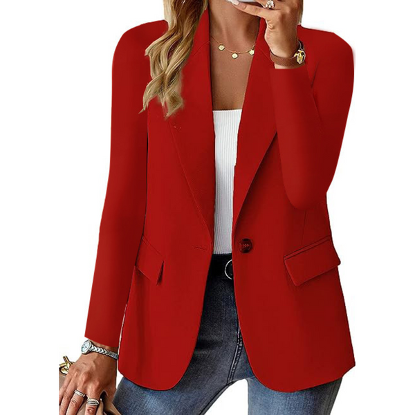 Bequemer Stilvoller Lässiger Damen Bedruckter Blazer