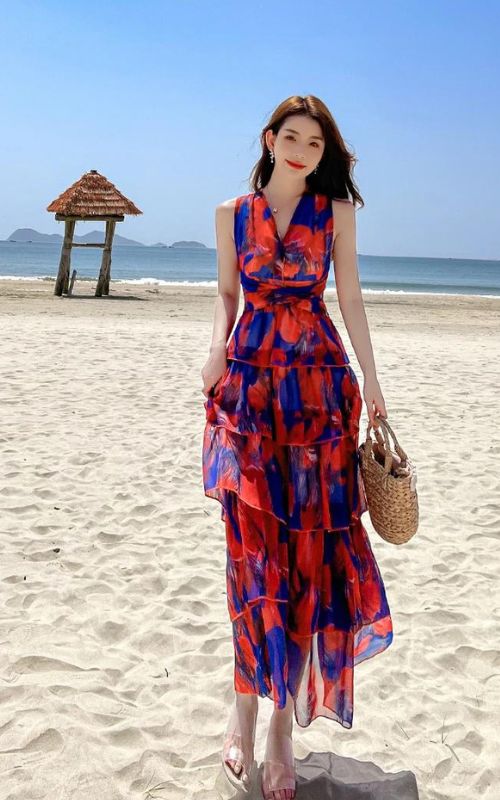 Elegantes Maxikleid Josefine für Damen mit fließendem Schnitt
