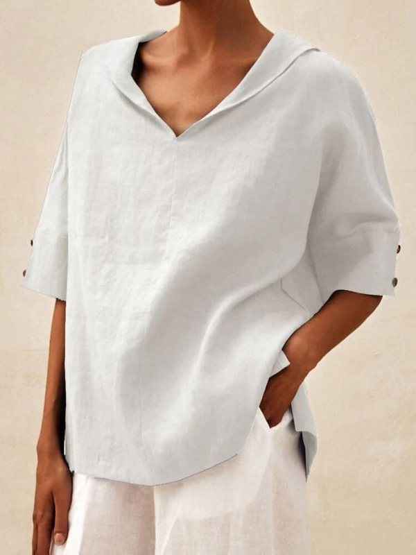 Isabella Casual – Damen V-Ausschnitt Shirt für Freizeit und Komfort