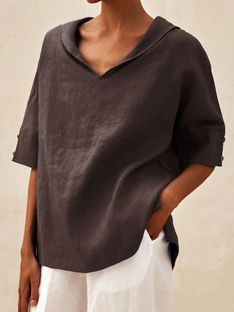 Isabella Casual – Damen V-Ausschnitt Shirt für Freizeit und Komfort