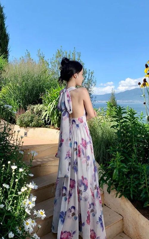 Elegantes Maxikleid Josefine für Damen mit fließendem Schnitt