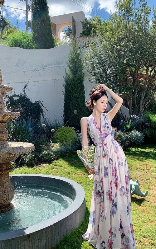 Elegantes Maxikleid Josefine für Damen mit fließendem Schnitt