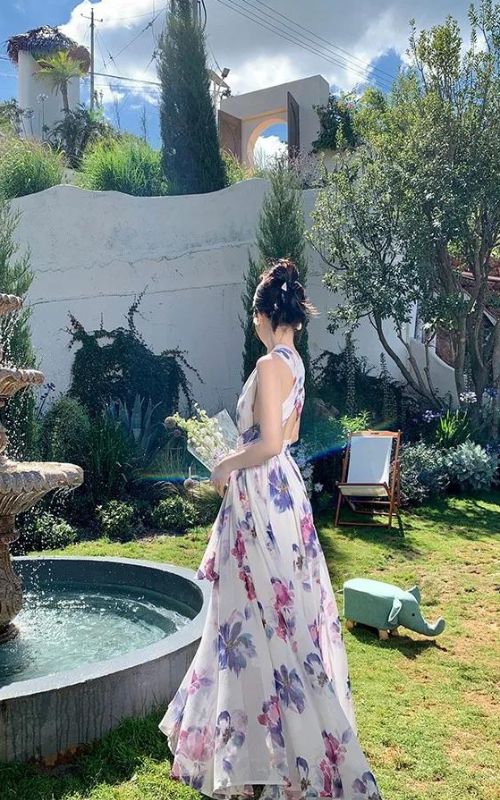 Elegantes Maxikleid Josefine für Damen mit fließendem Schnitt