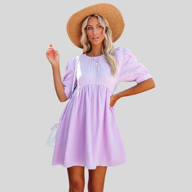 Beatrix - Elegant und fließend für Damen-Minikleid