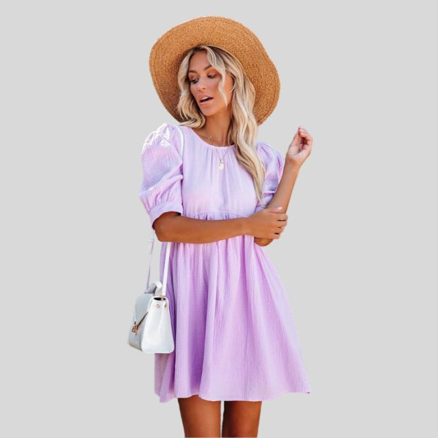 Beatrix - Elegant und fließend für Damen-Minikleid