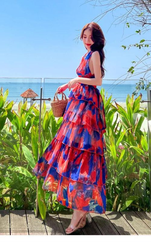 Elegantes Maxikleid Josefine für Damen mit fließendem Schnitt