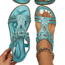 Weiche Schicke Sandalen mit Elastischem Knöchelriemen