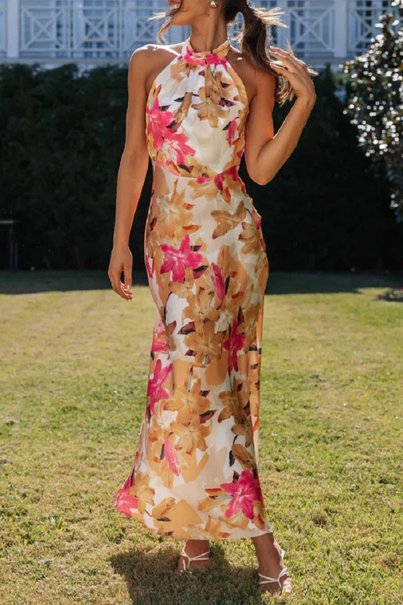 Elegantes Maxikleid Sabina mit Sinnlichem Rückenausschnitt