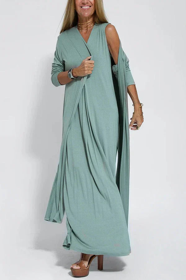Weiches Kleid mit GRATIS GEWAND für dich zum Wohlfühlen