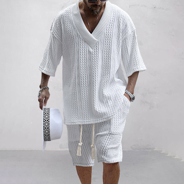Stylisches, bequemes Shirt und Shorts-Set