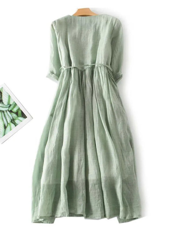 Bequemes, Elegantes Ruffles Kleid für jeden Anlass