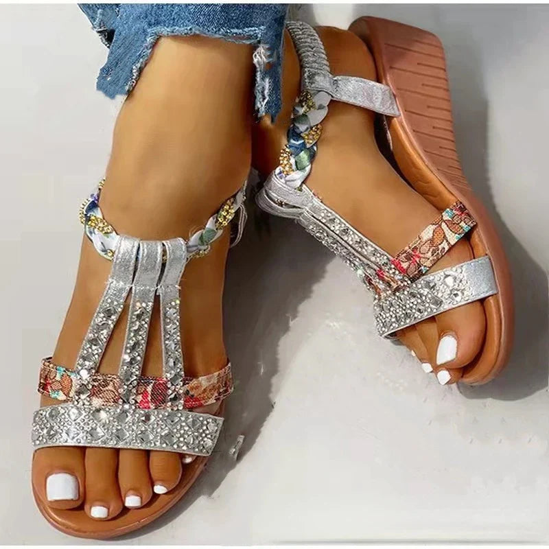 Bequeme und Elegante Leichtes Orthopädische Damen-Keilsandalen