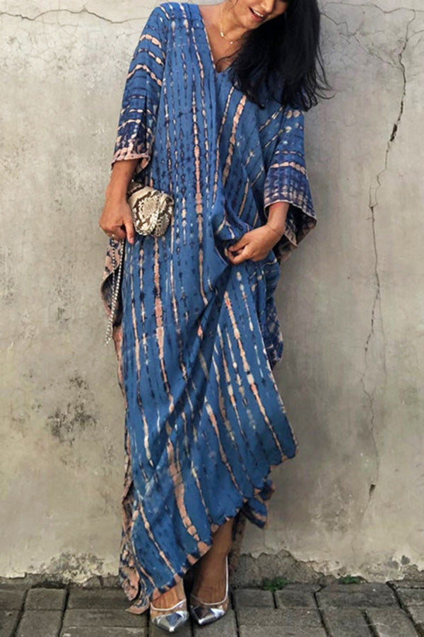 Weiches Freely - Lässiges Batik-Boho-Überwurfkleid für dich