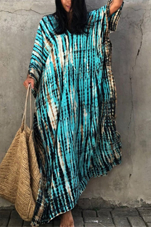 Weiches Freely - Lässiges Batik-Boho-Überwurfkleid für dich