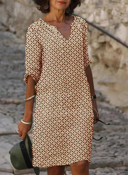 Bequemes - Lockeres Sommerkleid für dich im eleganten Stil