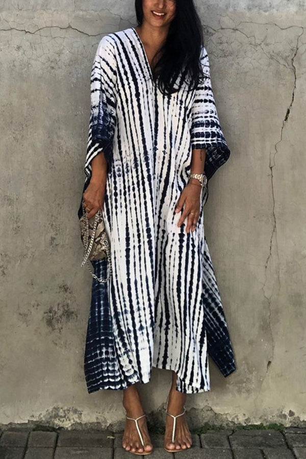 Weiches Freely - Lässiges Batik-Boho-Überwurfkleid für dich