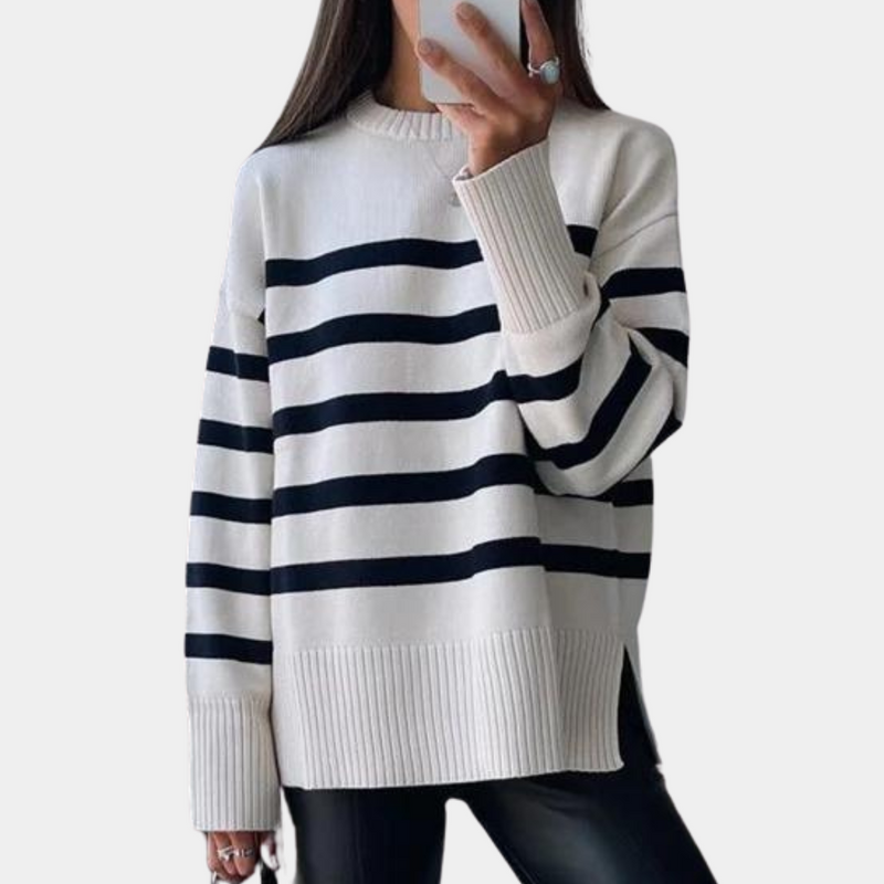 Aaliyah - Schicker Komfort-Pullover in Übergröße für Damen