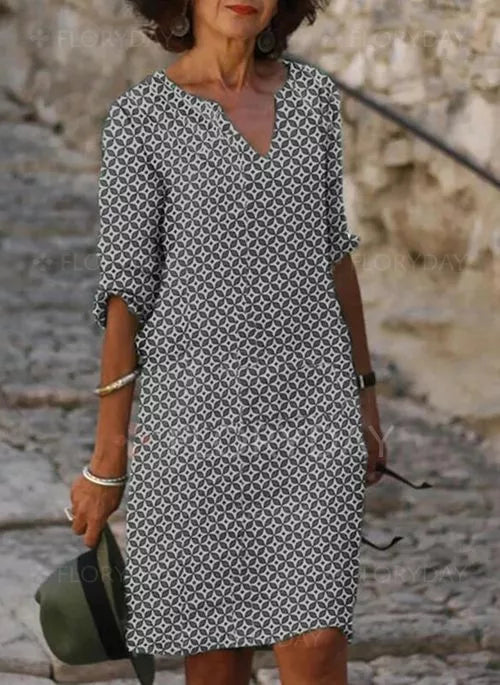 Bequemes - Lockeres Sommerkleid für dich im eleganten Stil