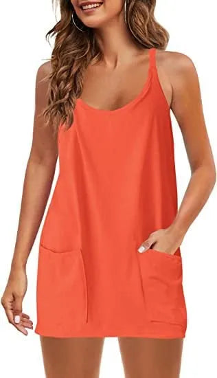 Weites Sommer-Minikleid für den Bequemen und Stilvollen Look
